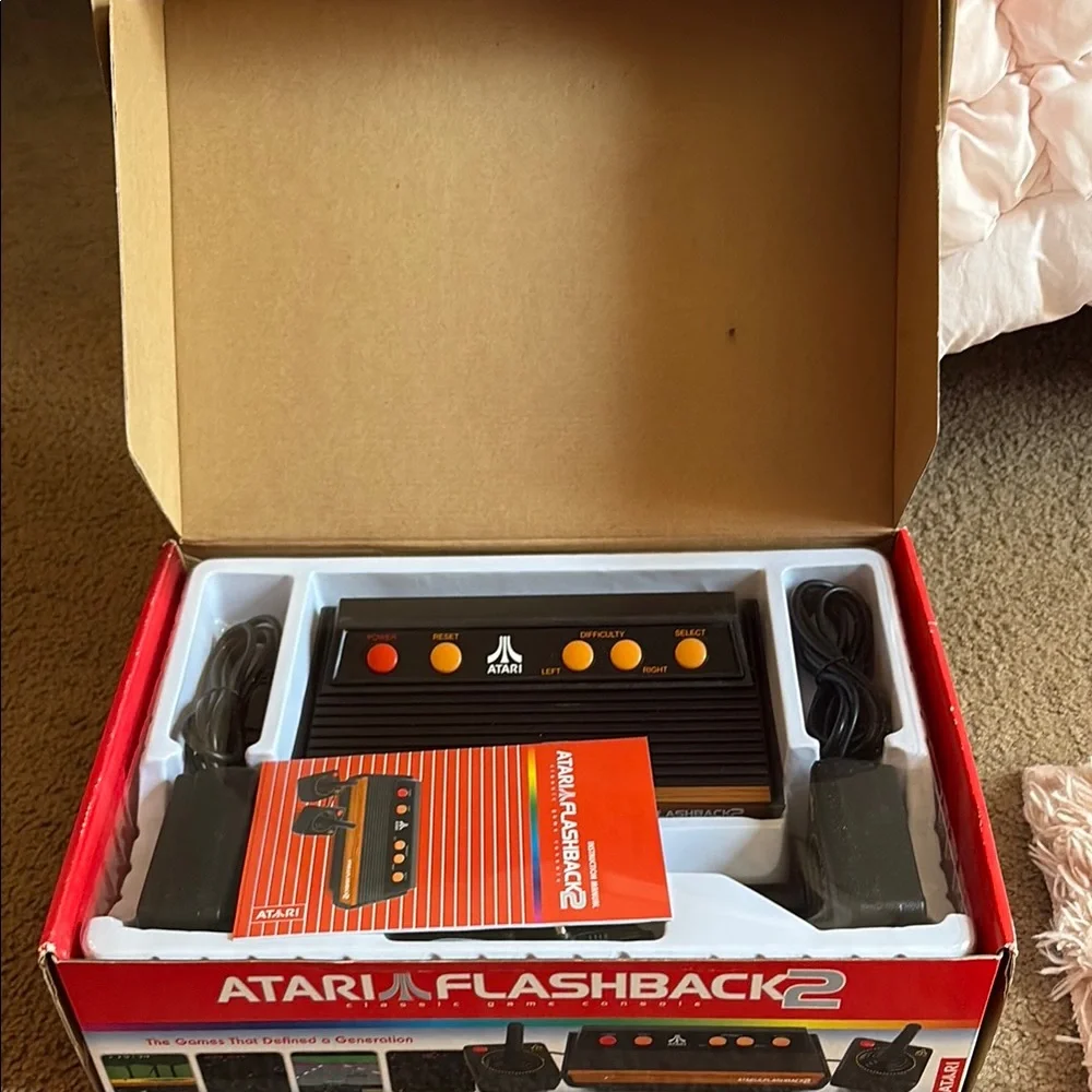 Atari Flashback 2 Classic Game Console - Black and Brown